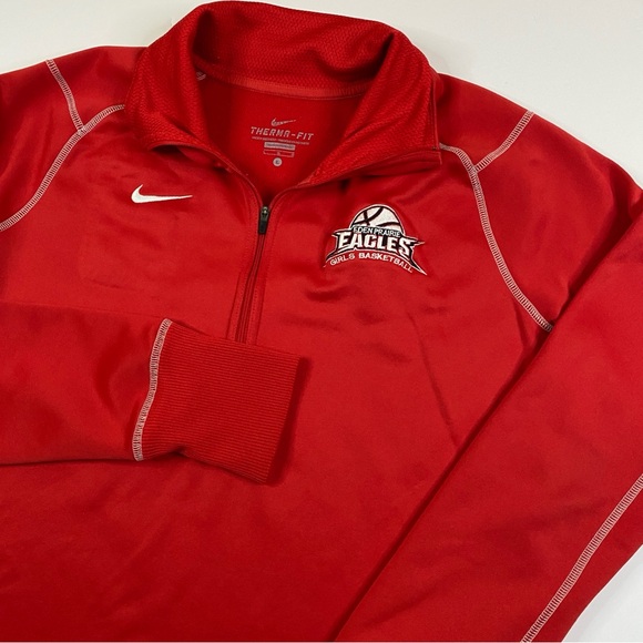 Eden Prairie‎ Minnesota Sweatshirt Women's Large Nike 1/4 Zip Therma-Fit Fleece - Picture 1 of 11